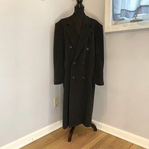 Gianfranco Ruffini black Cashmere men's coat 42 short